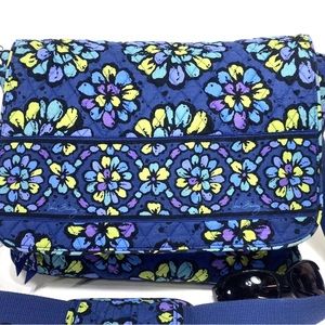 Vera Bradley Hipster Crossbody Bag in Indigo Pop